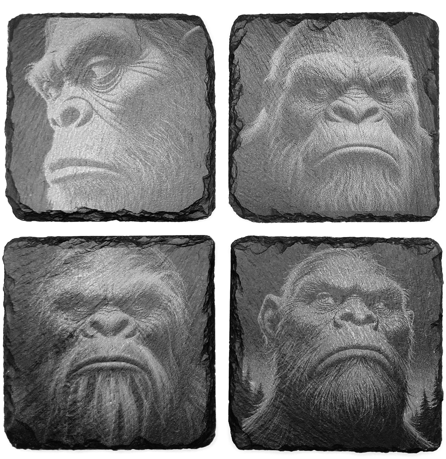 Sasquatch Slate Coasters