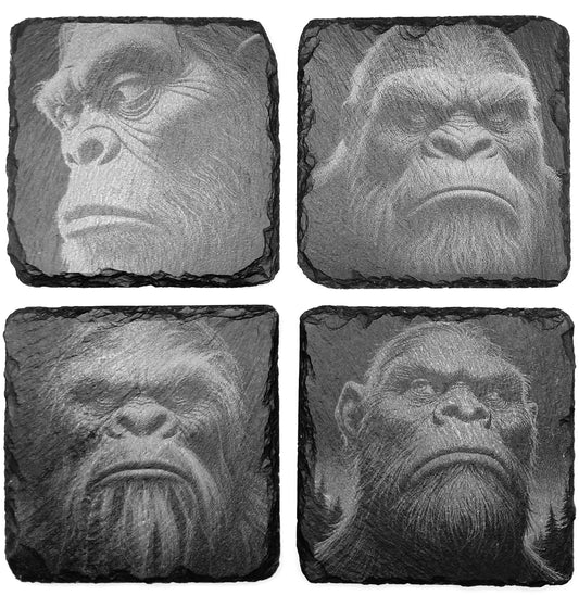 Sasquatch Slate Coasters